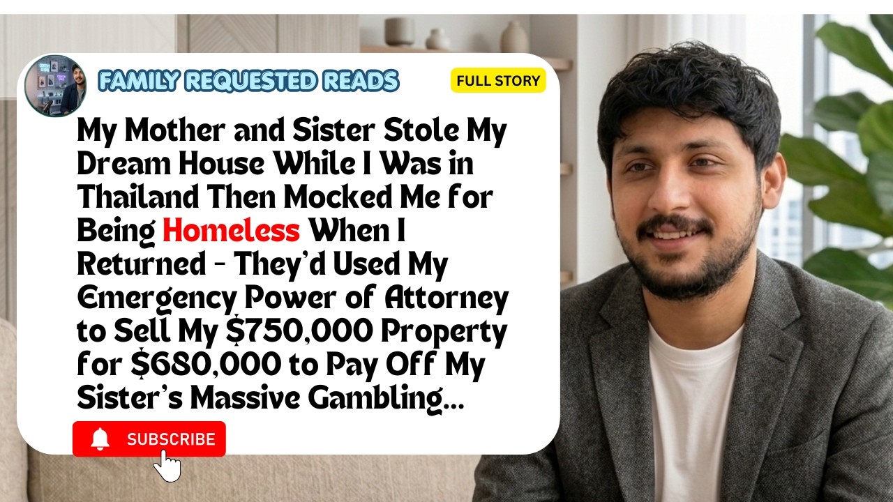 While I was on vacation, my mom sold my house to cover my sister’s $220,000 debt. When I got back...