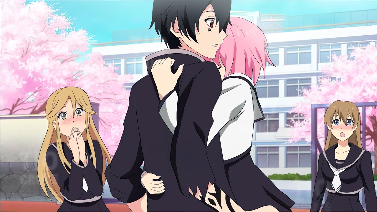اقوي شاب في المدرسة يجبر علي دخول نادي للبنات بس و تبدا حياته الجديدة 🤯🔥|| ملخص انمي القسم الاول 1️⃣