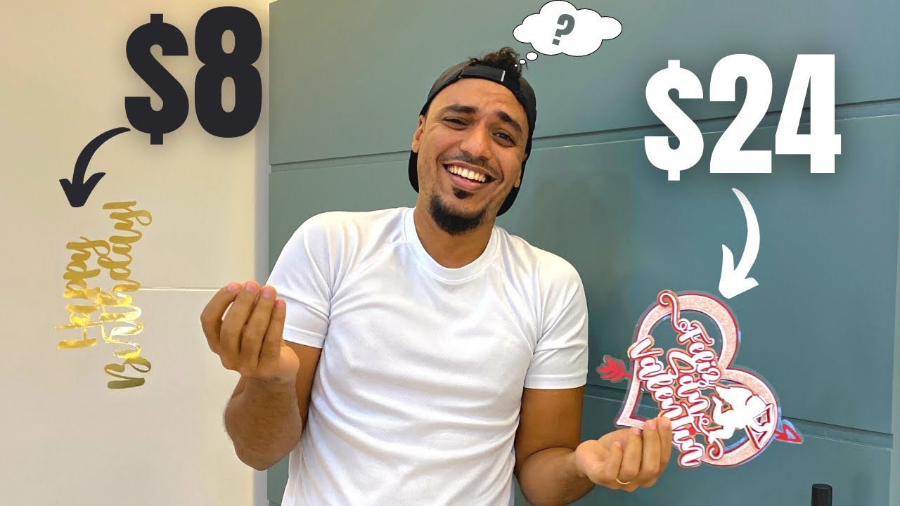 🤭 &iquest;Cu&aacute;l es m&aacute;s rentable? | Caketopper de USD$8 VS #Caketopper de USD$24 | #Zanco.app