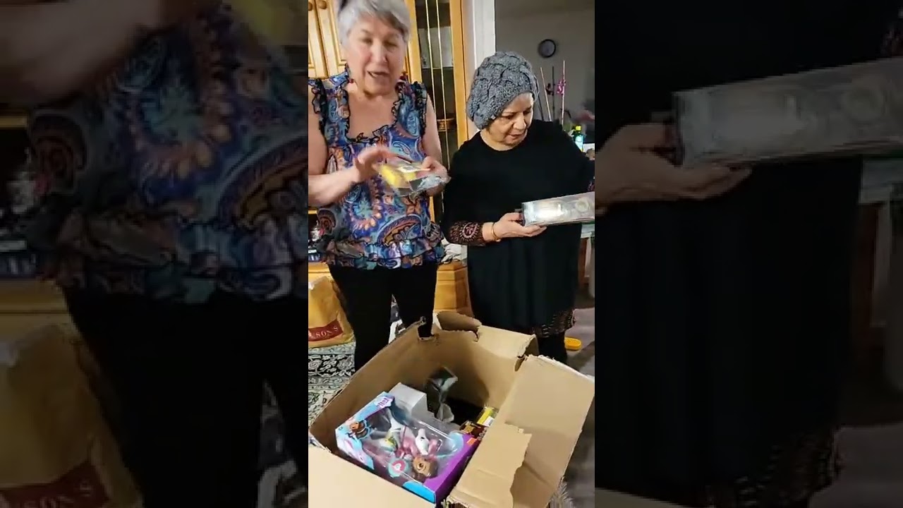 باز کردن بسته دوم ارسالی سمیرا 🌷 با همراهی آذر و مریم و آسیه و الف 😍🌿