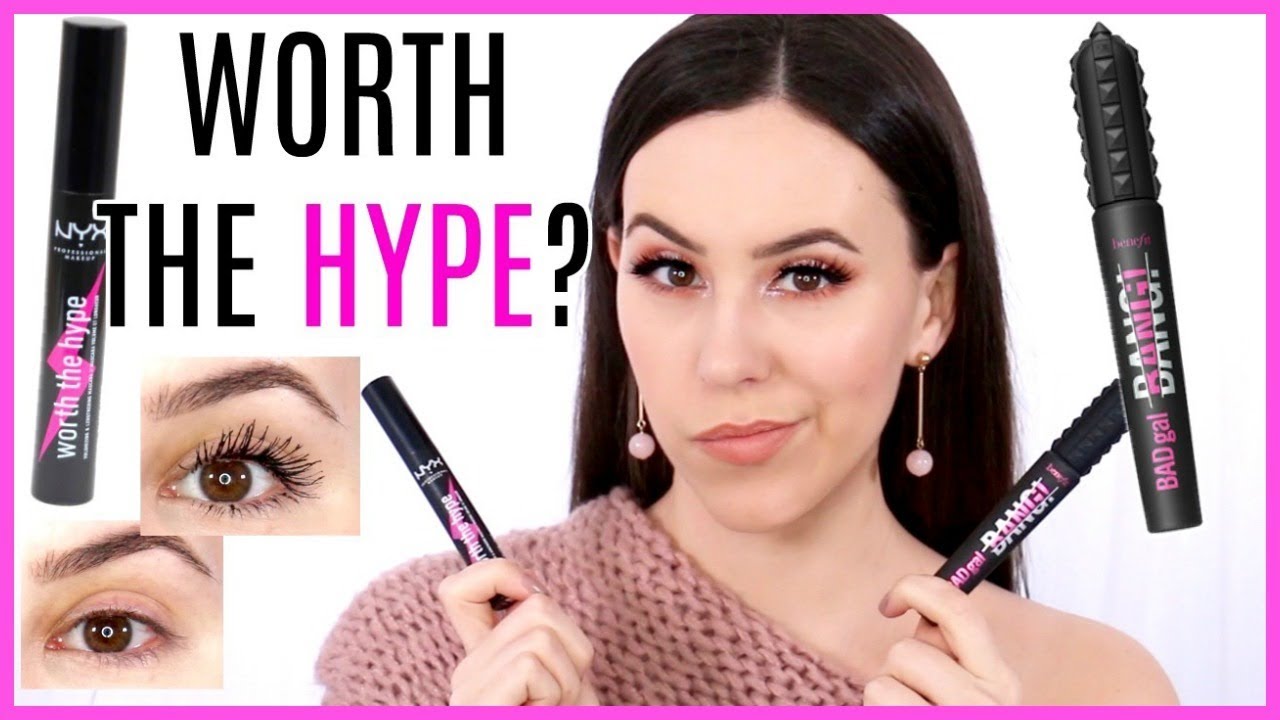 HONEST REVIEWS || Benefit Bad Gal Bang Mascara & NYX Worth the Hype Mascara