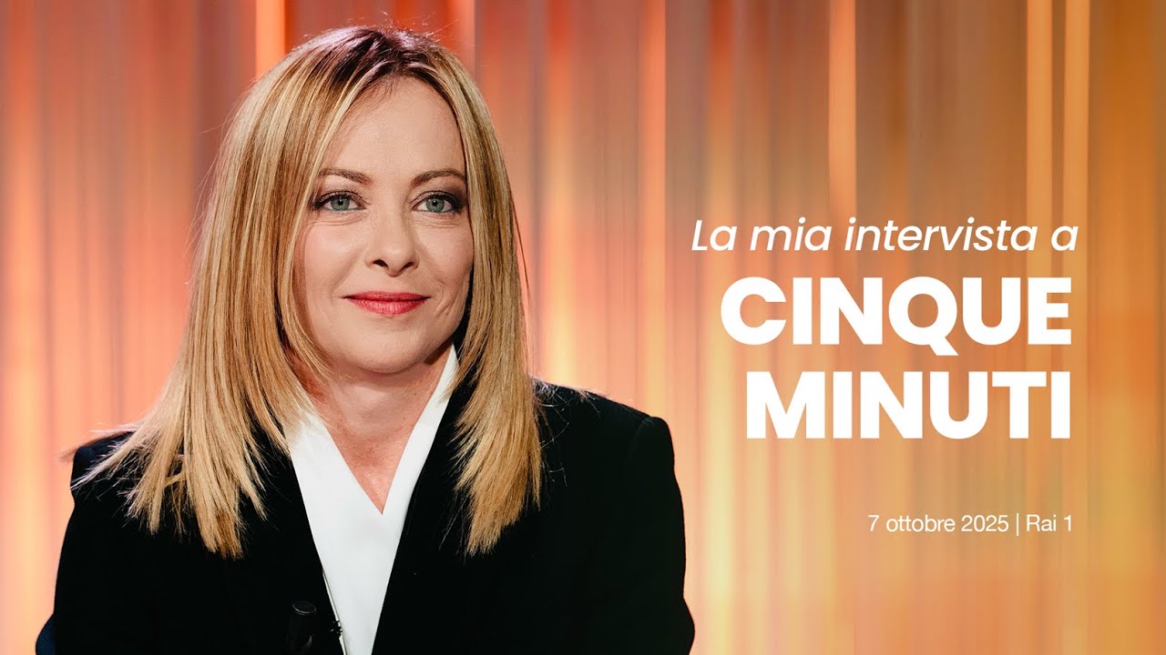 La mia intervista a Cinque Minuti | 7 ottobre 2025