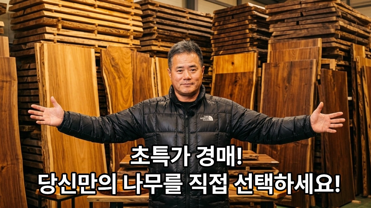 이번 경매는 다릅니다. 원하는 나무가 있나요? #우드슬랩 #우드슬래브 #경매 #원목 #식탁 #원자재 #레인트리 #대형 테이블 #대양목재 #김진원
