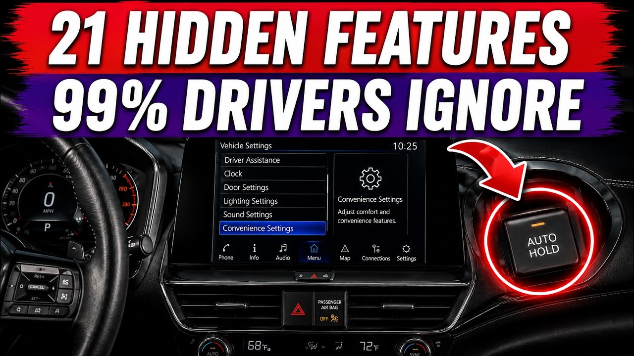 21 Hidden Car Features Most Drivers Never Use