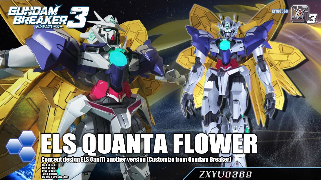 [PS4] Gundam Breaker 3 : ELS Quanta Flower