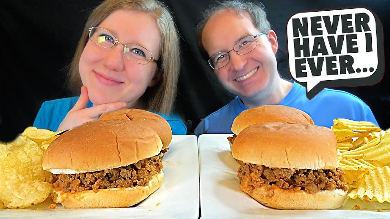 Я никогда не (Sloppy Joes) Мукбанг!