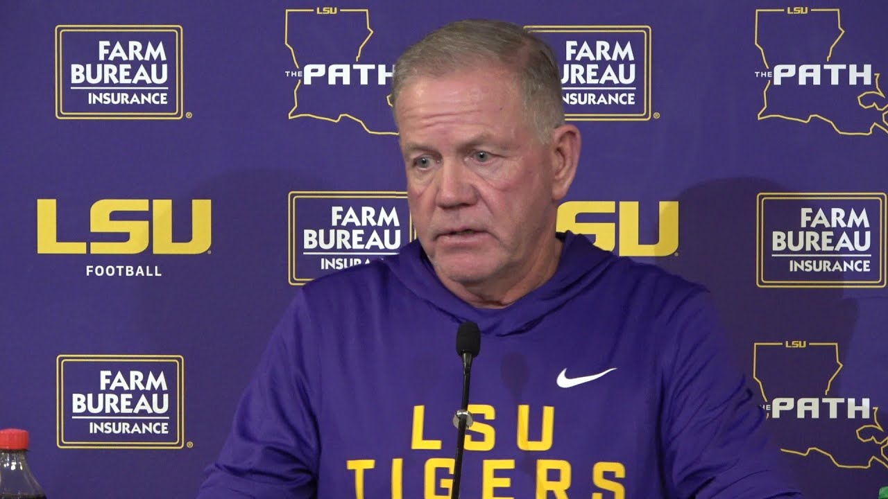 ПОРАЖЕНИЕ Брайана Келли из LSU в Техасе A&M послематчевая пресс-конференция