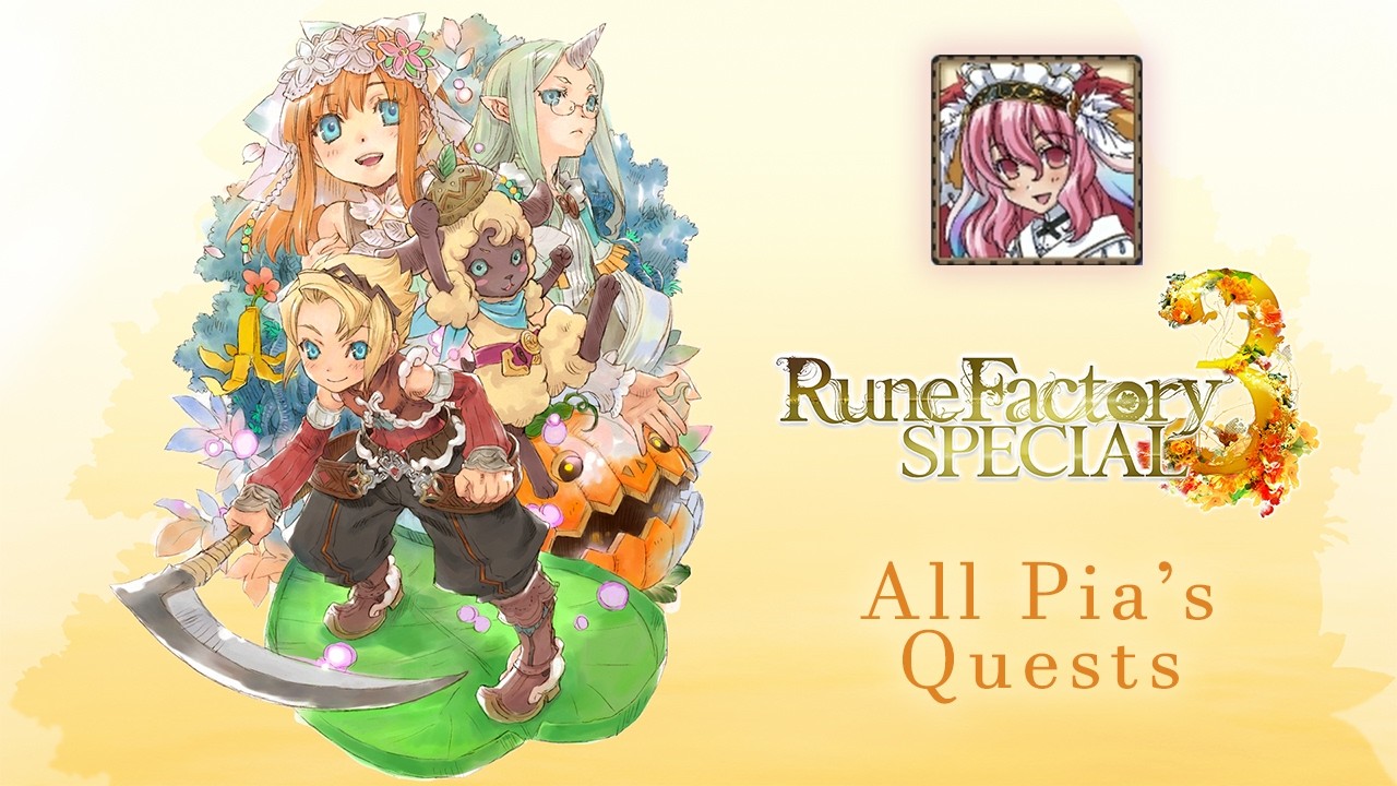 Rune Factory 3 Special - Pia