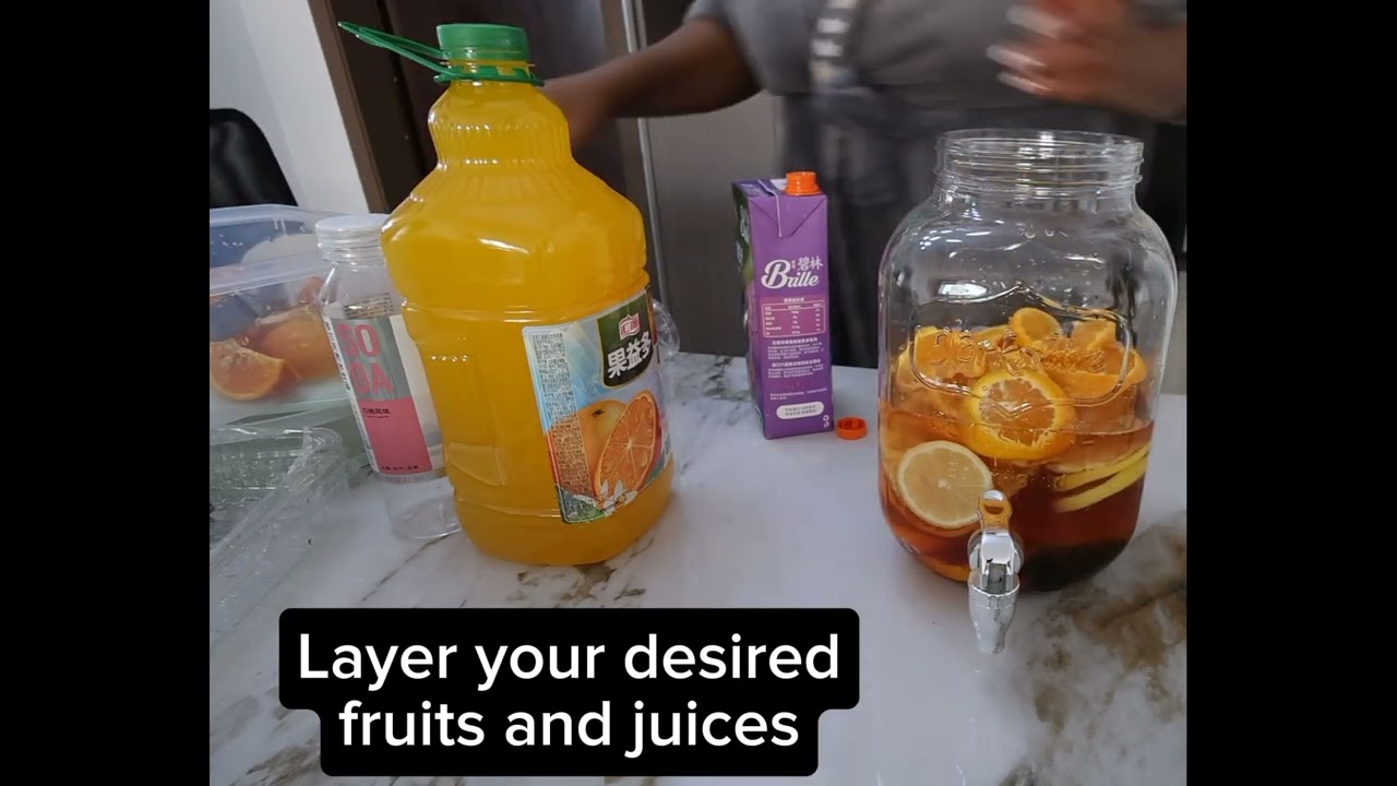 Fruit punch recipe .. #fruitpunch #fruits #juice #summerideas #healthy #kokaztreatz