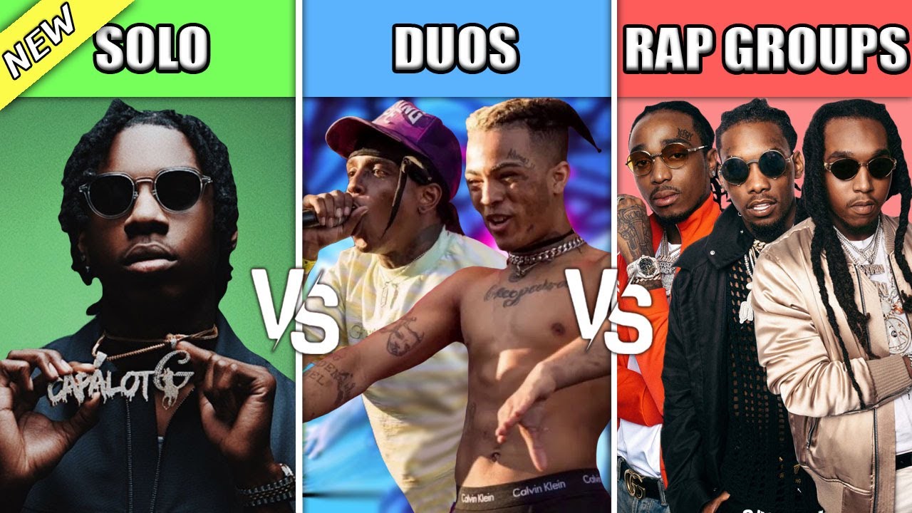 SOLO RAPPERS VS UNOFFICIAL DUOS VS RAP GROUPS