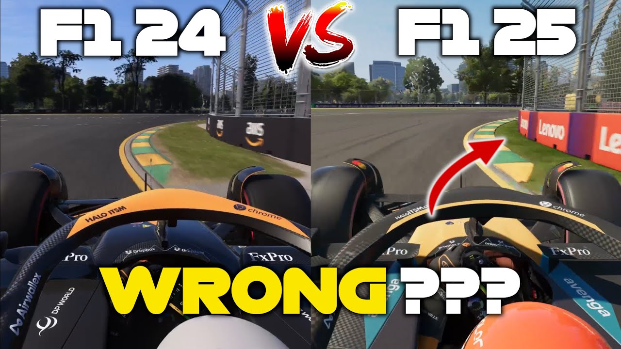 Despite F1 25 LIDAR SCAN Australia Is Still Wrong? | F1 24 vs F1 25 vs Real Life Comparison