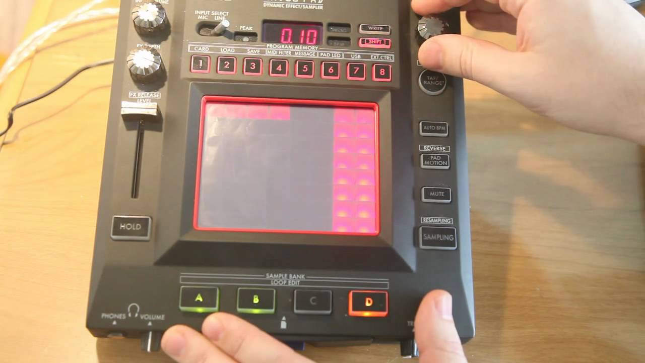 Korg Kaoss Pad KP3 Loop recording tutorial