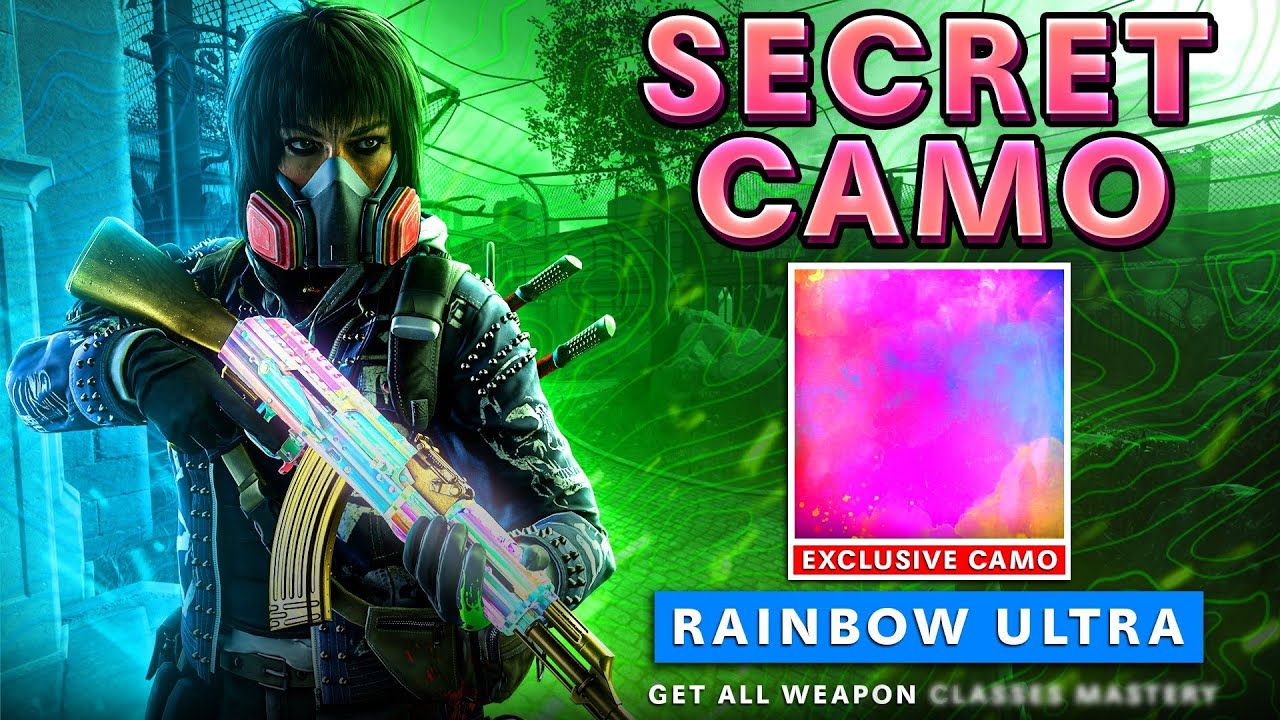SECRET RAINBOW CAMO in BLACK OPS COLD WAR 🌈