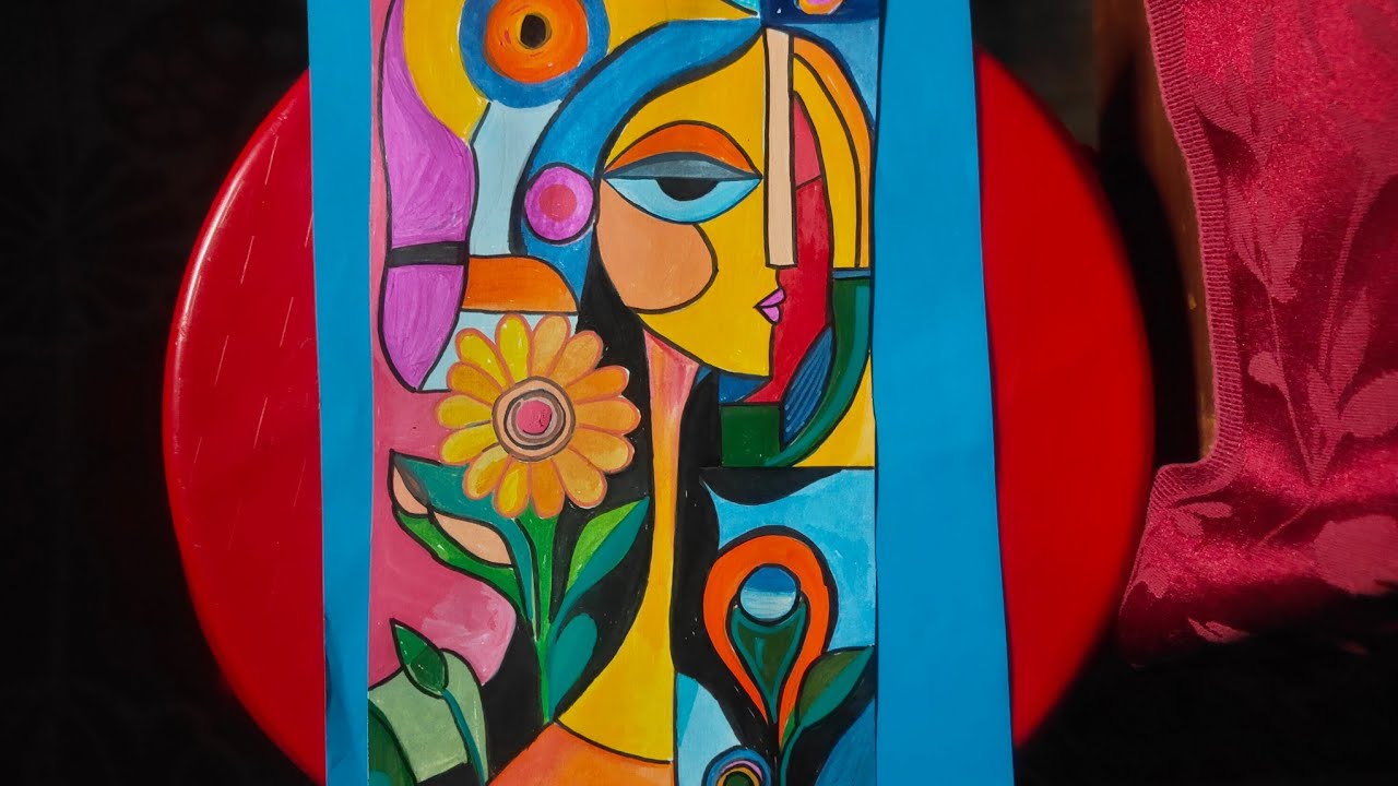 Beautiful Abstract painting step by step #art 