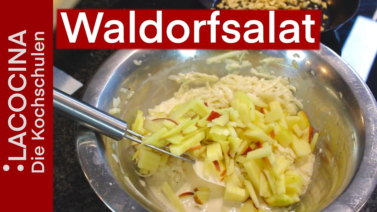 Waldorfsalat - die perfekte Beilage zum Grillen oder als leichtes Mittagessen | La Cocina