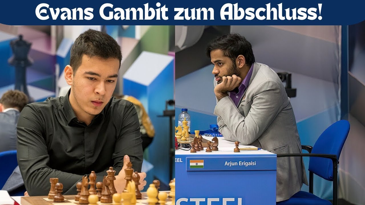 Evans Gambit - lets go!! | Arjun vs  Abdusattorov