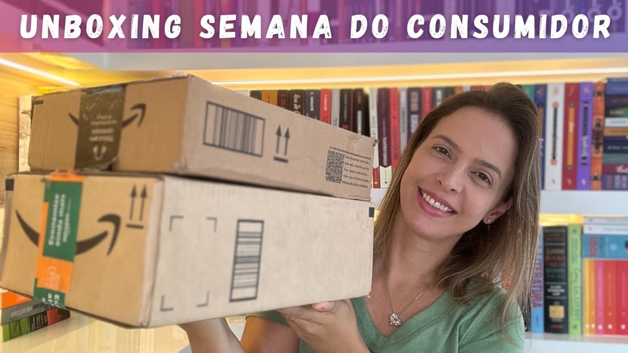 Unboxing de livros Semana do Consumidor