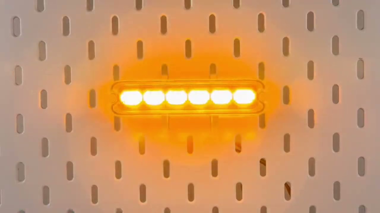 br006A - PREDATOR 6x4W LED, 12-24V, oranžov&yacute;, ECE R65