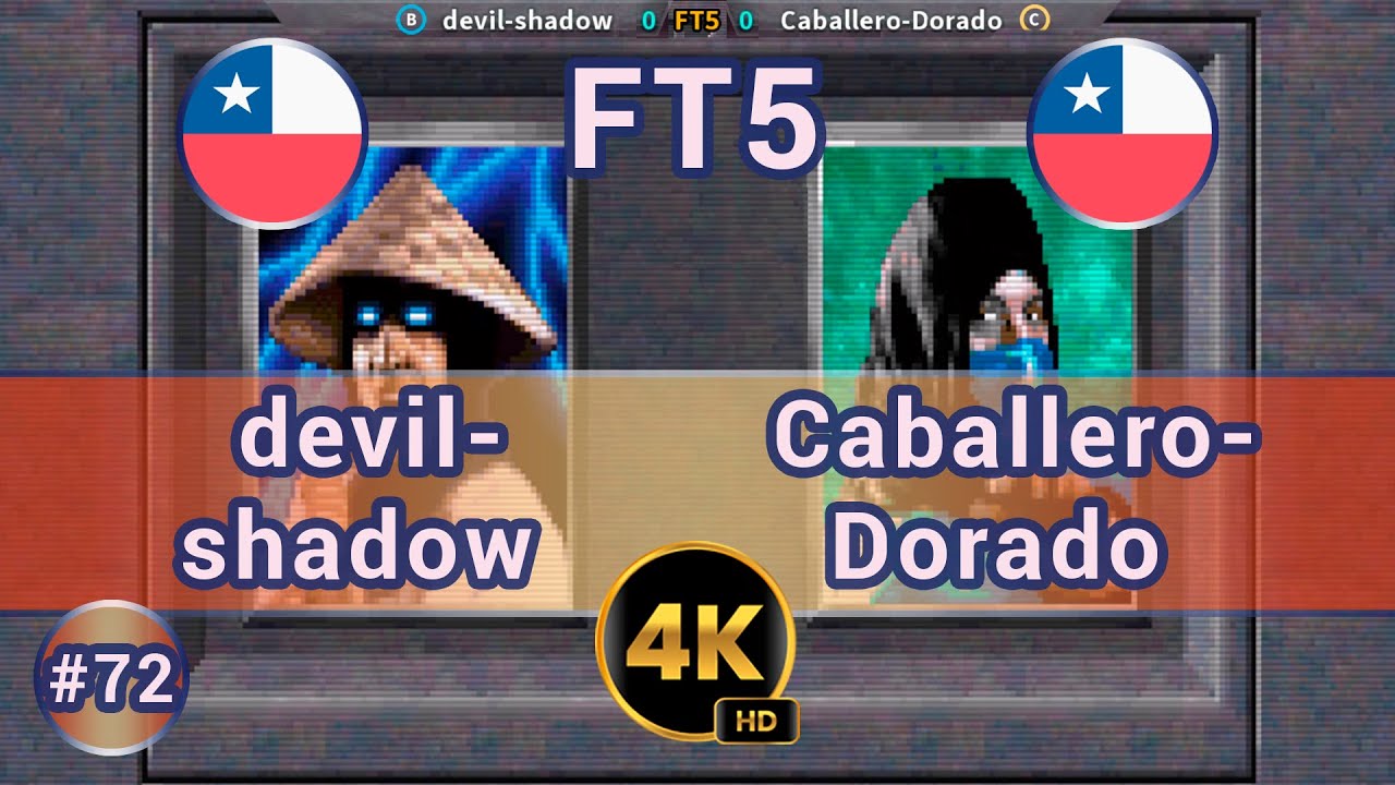 MK1 - 🇨🇱 devil-shadow vs Caballero-Dorado 🇨🇱 FT5 /4K 60FPS #mortalkombat #mk1 #team99hits #fightcade