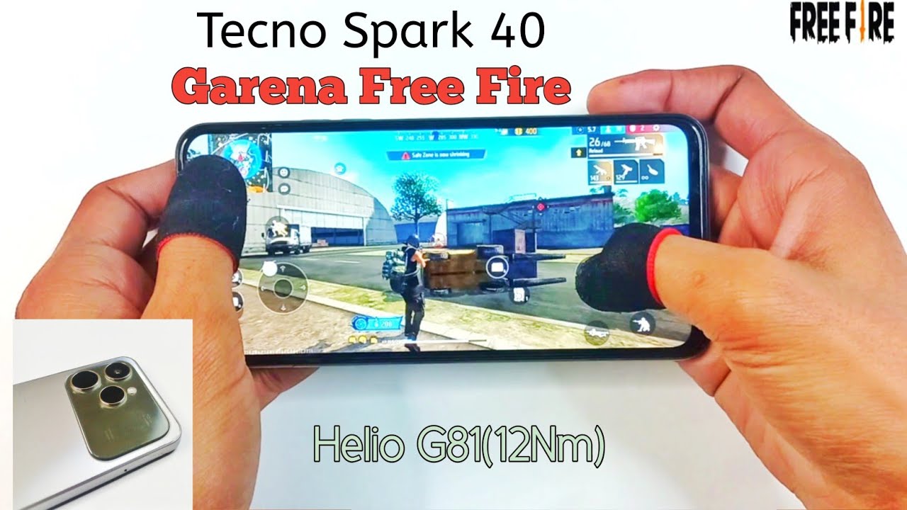 Tecno Spark 40 | Game Play & Review | Garena Free Fire, Graphics Test, Helio G81, Ram +6GB