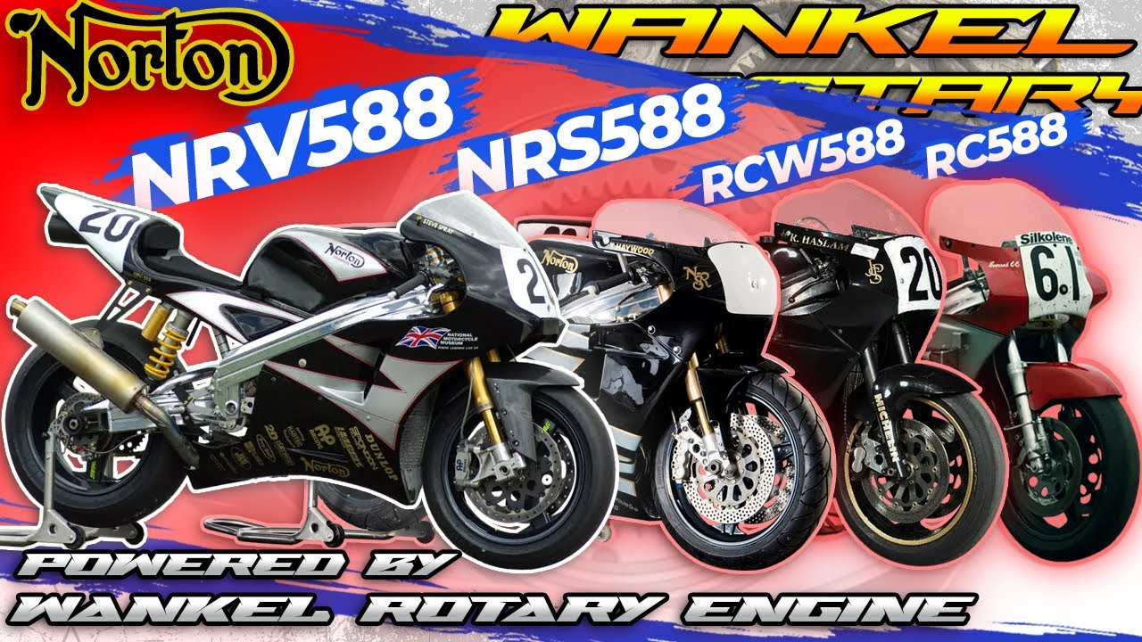 MOTOR TANPA PISTON ini Berani TANTANG GP500! | NORTON WANKEL ENGINE | History Lesson