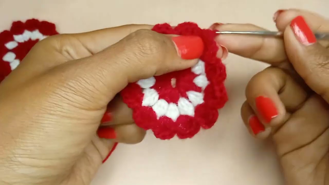 ESCARAPELA PERUANA TEJIDA A CROCHET | escarapela tejida a crochet | paso a paso