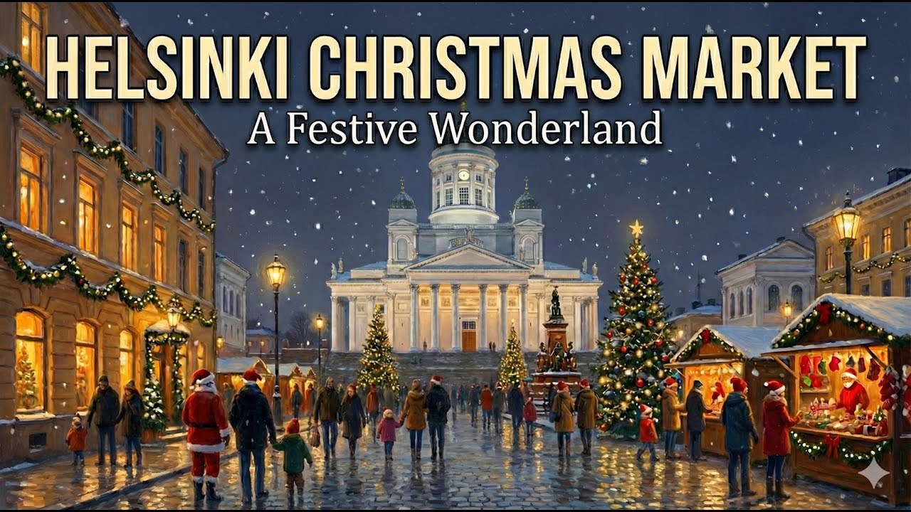 What Makes Finland Special in December? | Helsinki Christmas Market Walk