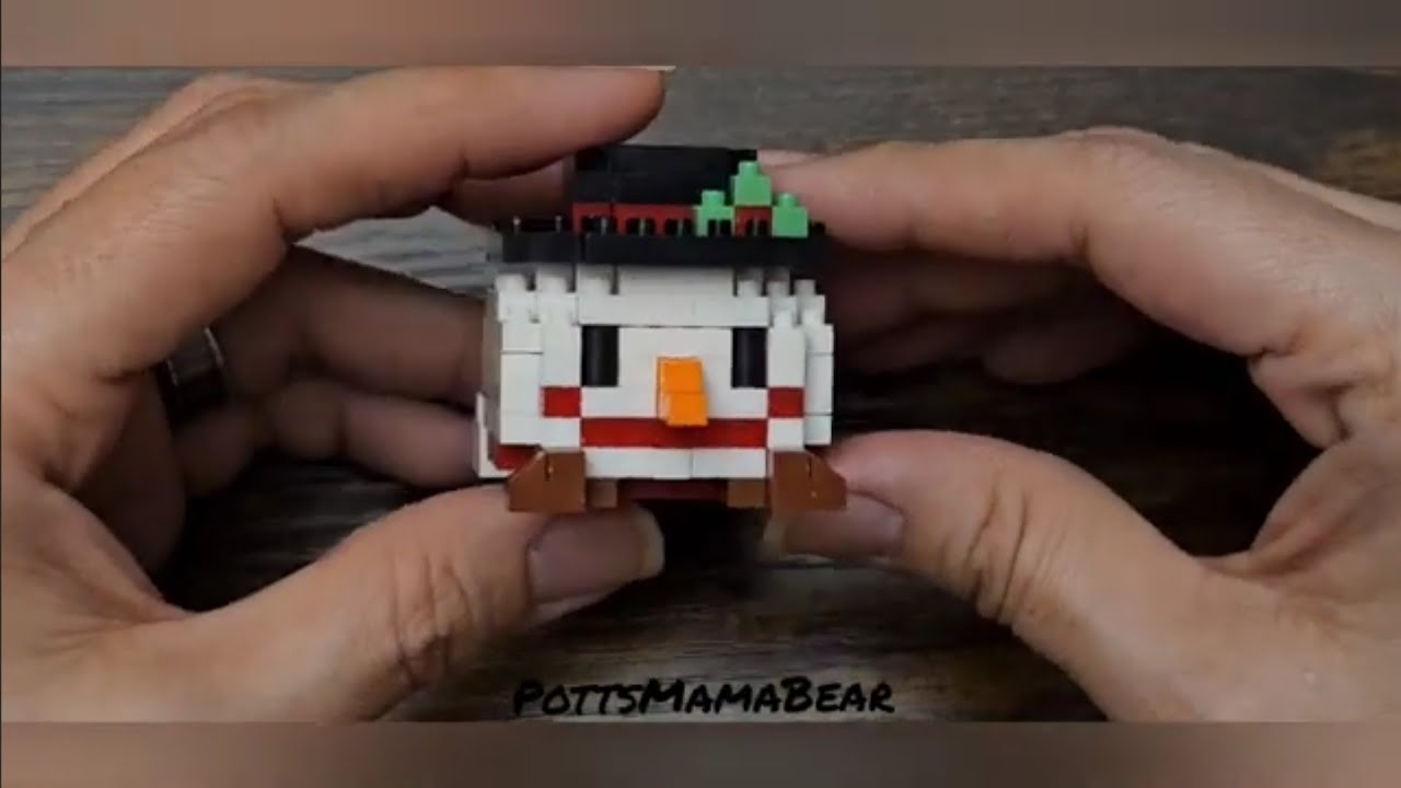 Christmas Alliance Snowman Mini Block kit from Temu