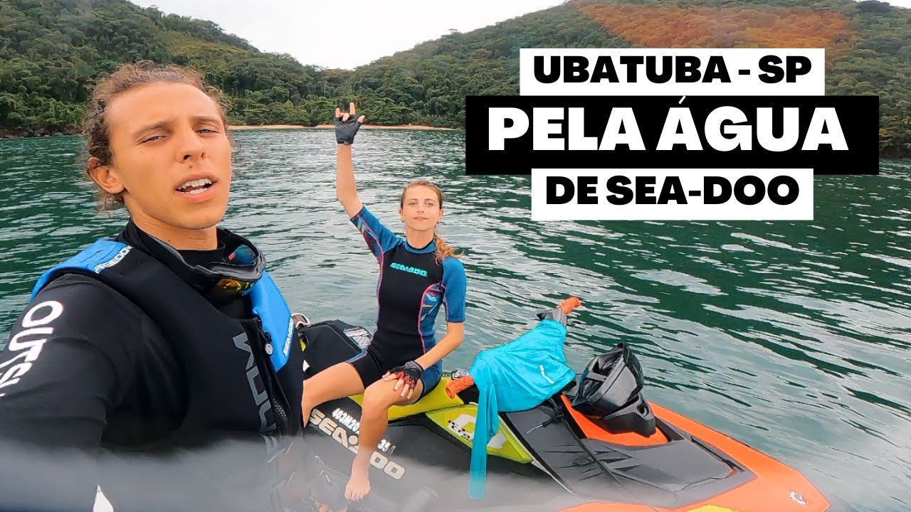 Passeio de Jet em Ubatuba | Fomos até Itamambuca, Ilha do Prumirim e Ubatumirim na chuva