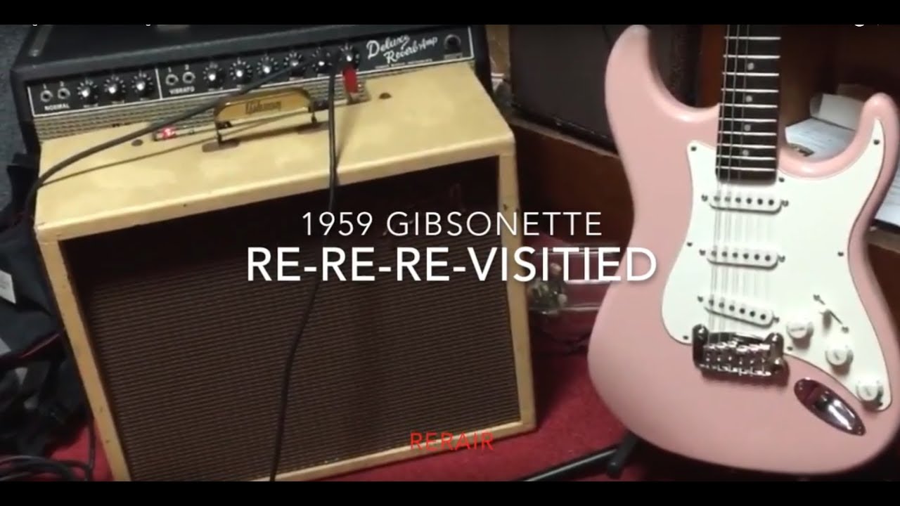 The gibsonette GA-8 repair - tube amplifier returns again for more work