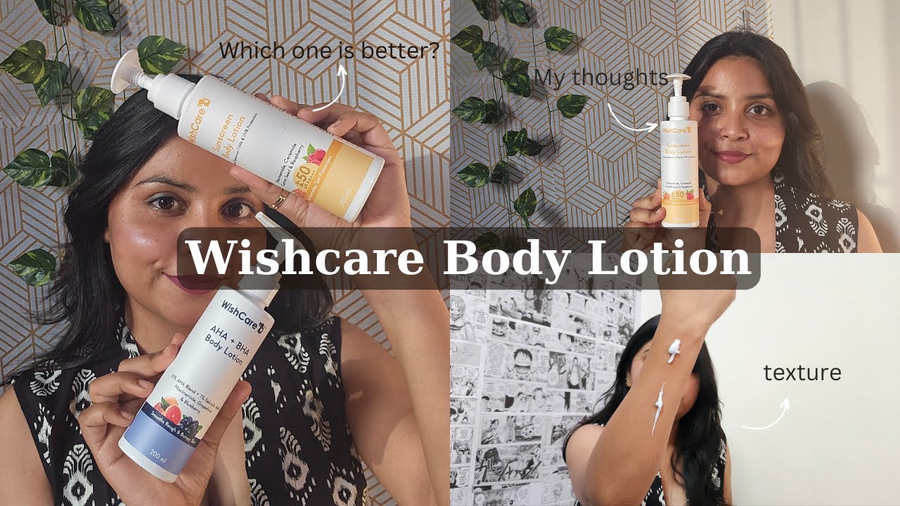 I finally tried these VIRAL body lotion | Wishcare Body Lotion | Honest Review😍🙊