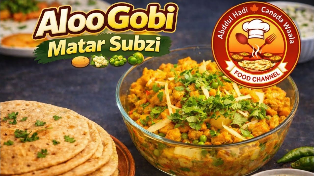 Aloo Gobi Matar Subzi 🥔🥦🌱