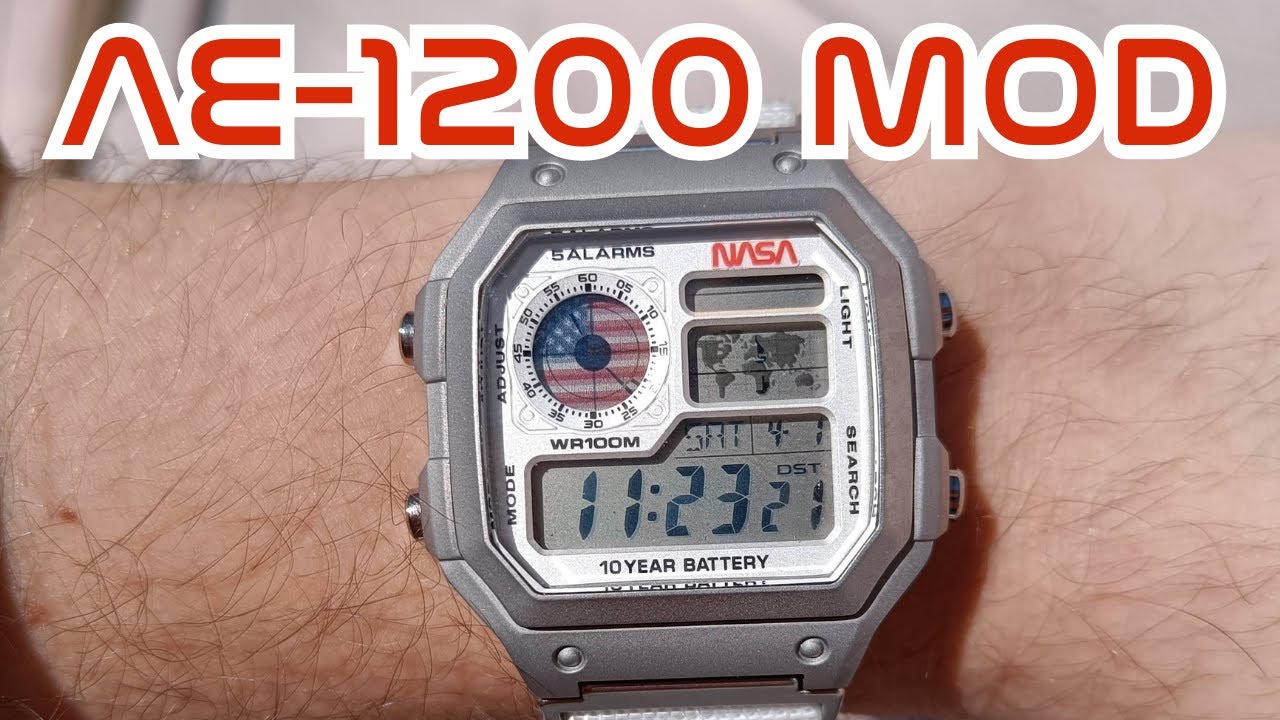 The NASA Royale - Casio AE-1200 mod