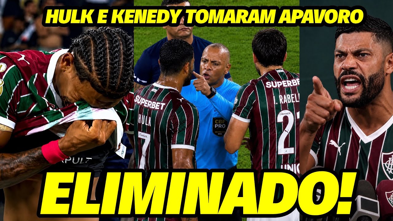 O HULK FEZ UM PAPEL&Atilde;O NA ELIMINA&Ccedil;&Atilde;O DO FLUMINENSE..PRA QUE ISSO? AINDA TEVE DESENTENDIMENTO