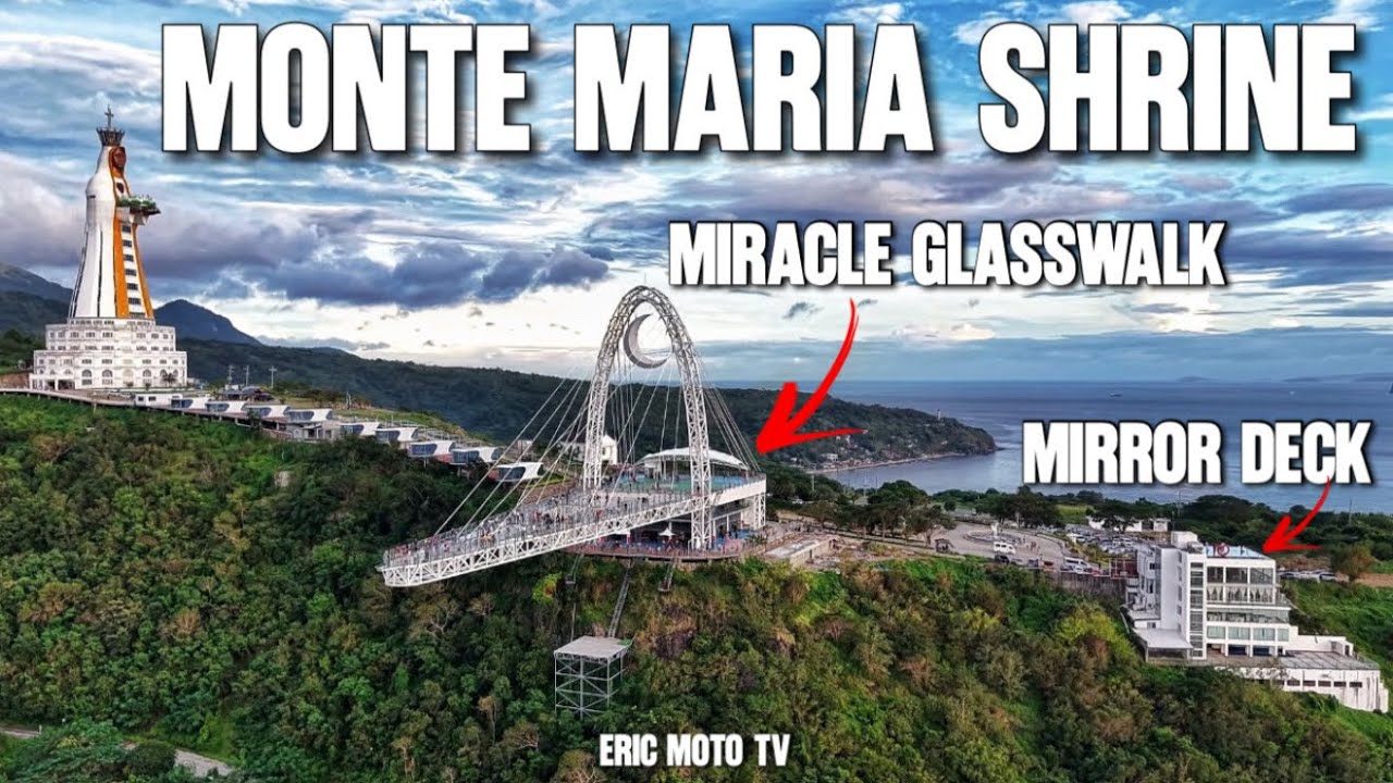 Philippines first glass walkway in Batangas (Miracle glass walk) | ERIC MOTO TV