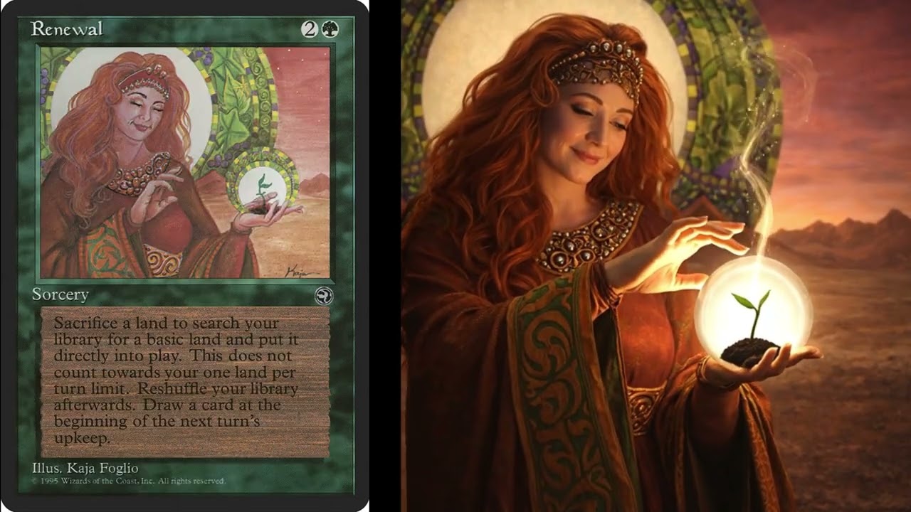 Magic the Gathering Cinematic -The Homelands- Green Cards #HML #mtg #Homelands