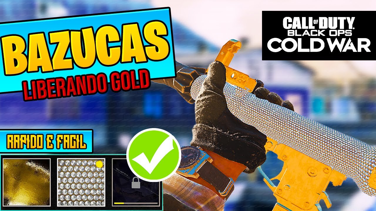 DICAS PARA GOLD NAS BAZUCAS!! (MODO MAIS RÁPIDO) COD COLDWAR