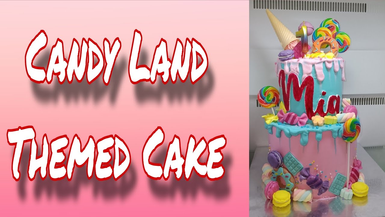 CANDY LAND THEME CAKE 