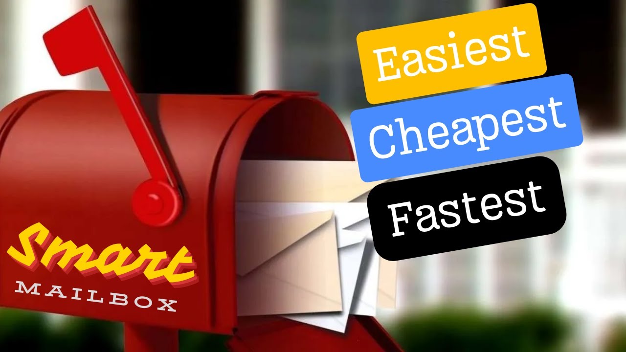 Upgrade Your Mailbox: How to Make It Smarter! The Easiest Simplest and Cheapest way!
