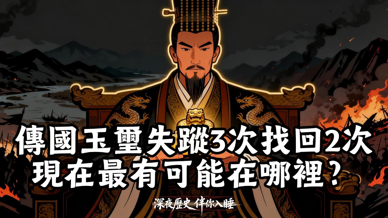 傳國玉璽到底在哪？失蹤3次找回2次，這塊失蹤上千年的中國第一國寶，如今到底身在何處？|深夜歷史，伴你入睡#歷史 #焦慮 #失眠 #安眠 #歷史冷知識 #history