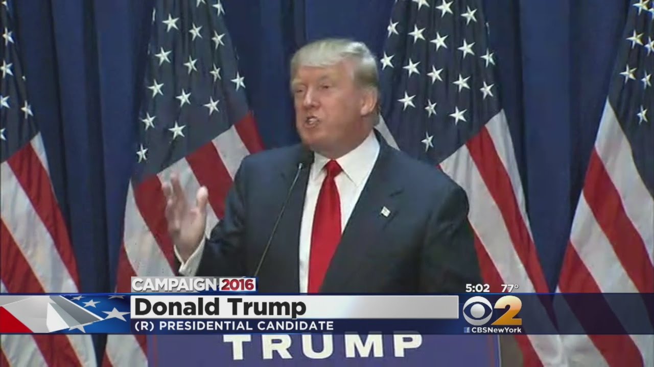 Trump Announces Bid For Republican Nomination