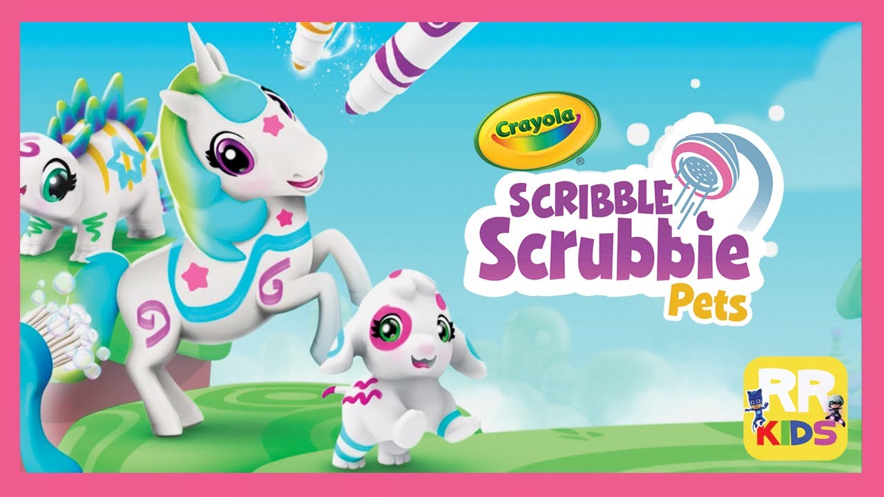 Crayola Scribble Scrubbie Pets Color, wash & pet care games! - ⭐Best Learning Apps for Kids ❤