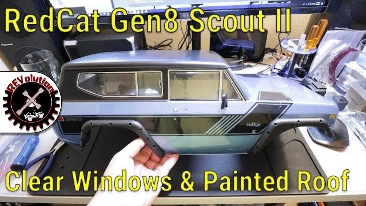 Redcat Gen8 Scout II - Clear Windows and Painted Roof