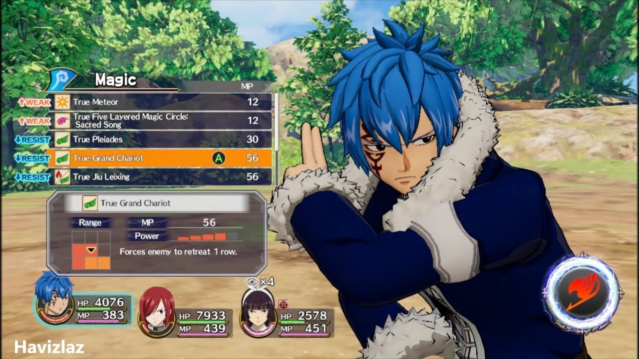 Jellal Fernandes Magic Spells Fairy Tail 2020 Gameplay