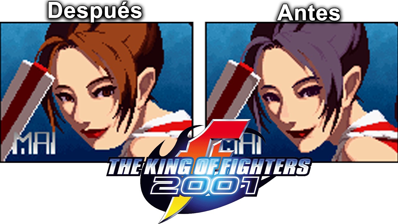 Mejoro los retratos más feos de selección de pjes. de kof 2001