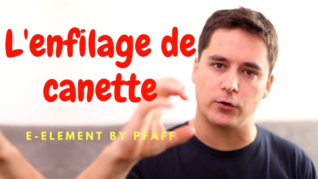 E-Element By Pfaff : comment enfiler et installer la canette ?