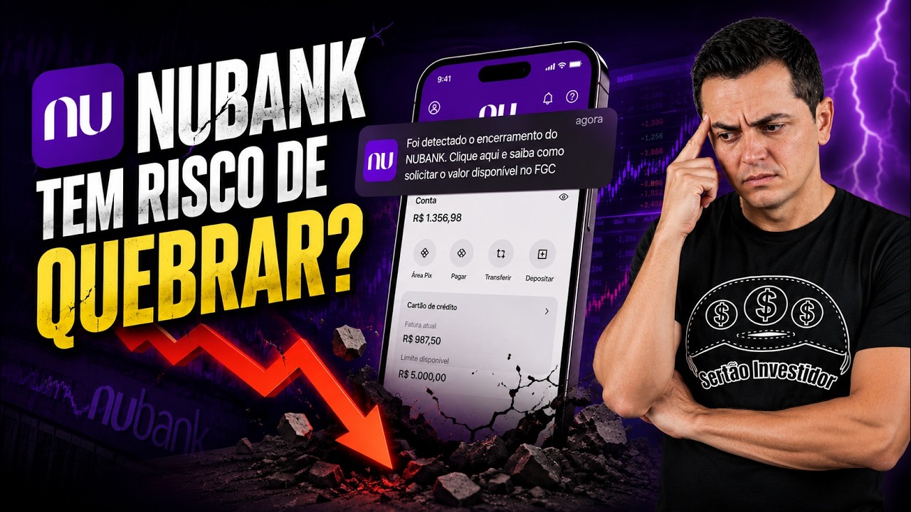 Banco Master e Will Bank quebraram, o Nubank é o próximo ou isso é pânico financeiro ?
