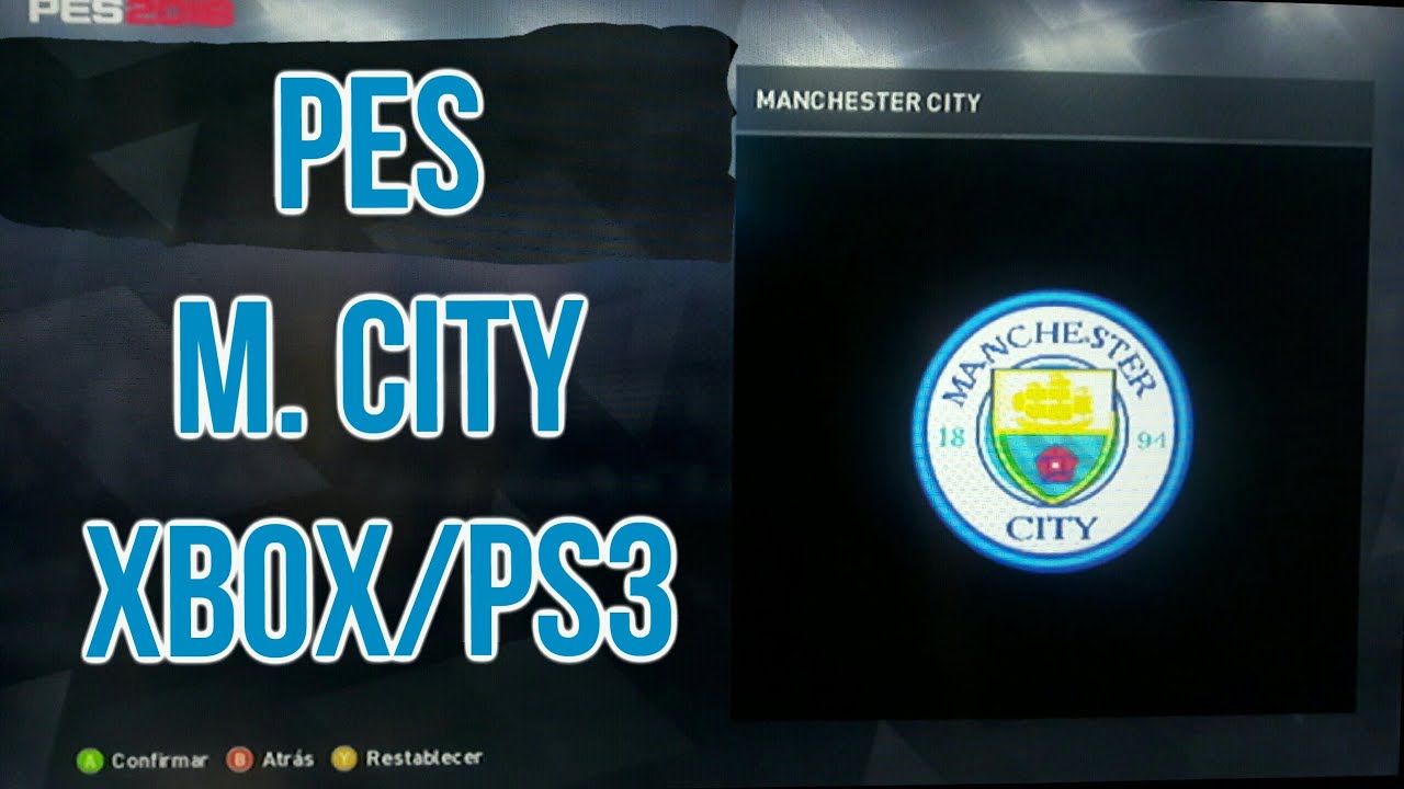 Crear Manchester City - PES - SPORTS GAMES TUTORIALS