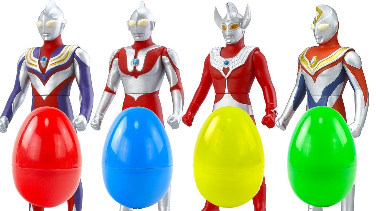 奧特曼發光人偶迷你怪獸扭蛋奇趣蛋 奧特曼對戰怪獸 ultraman surprise eggs gashapon超人力霸王扭蛋