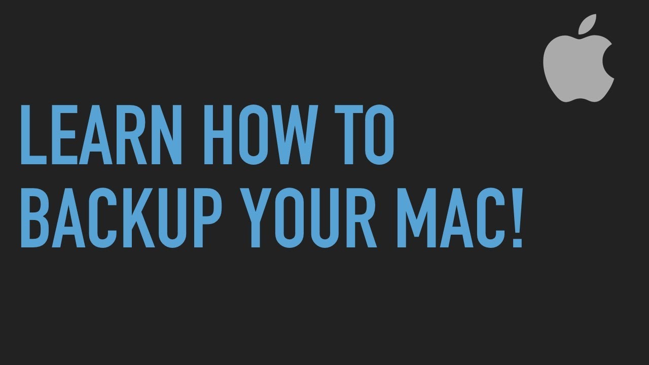 How to Backup Your Mac